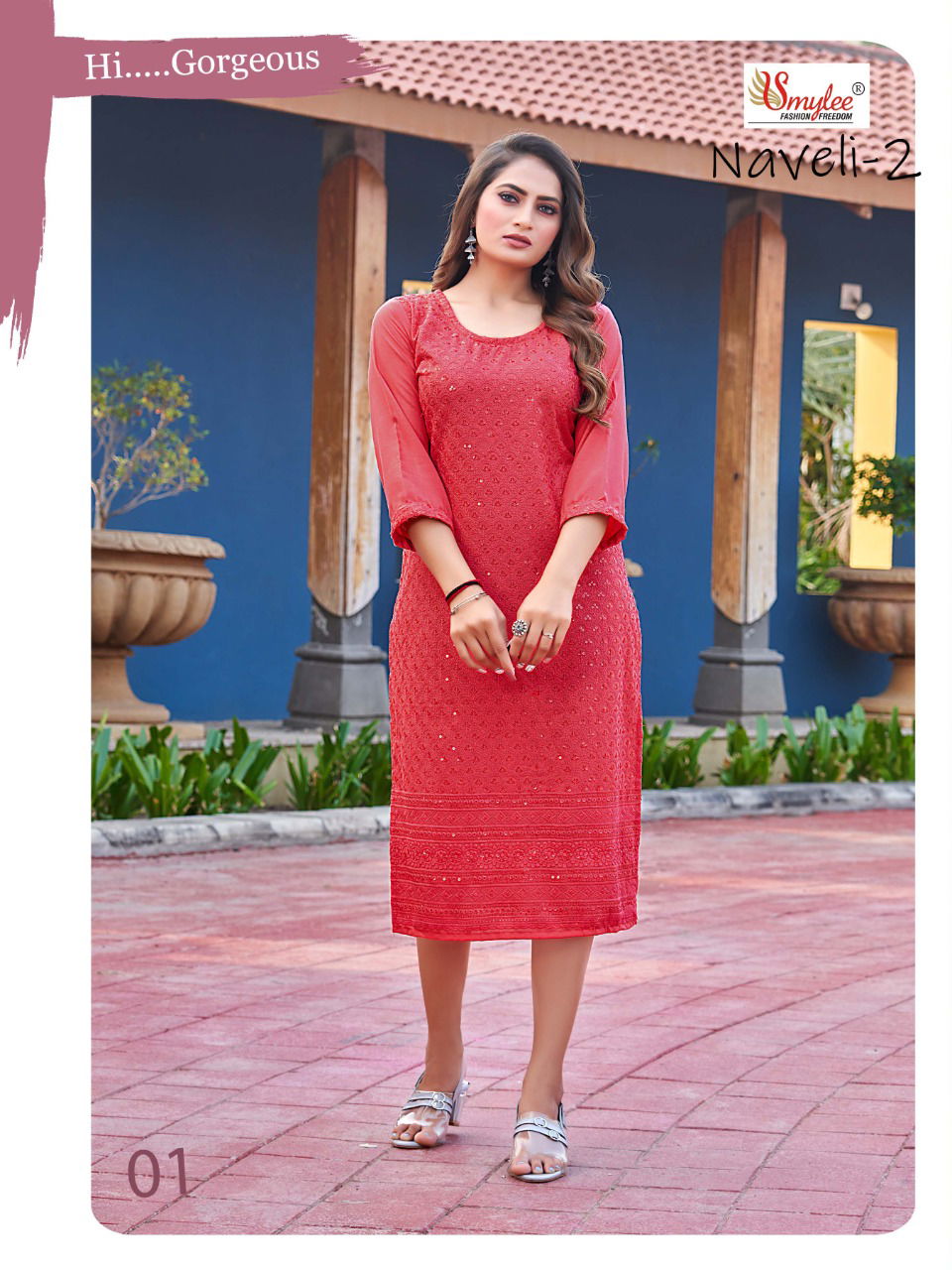 Rung Naveli 2 Ethnic Wear Wholesale Designer Kurtis Catalog